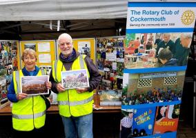 Our New 2024 Calendar is now available!!! President Andy Carter and President Elect Ros Earthy at Taste Cumbria in Cockermouth.